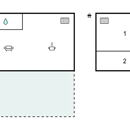 2 Bedroom Beautiful In 度假居